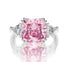 5 carat high carbon diamond ring ice flower cut luxury ring for women wedding ring s925 silver - MOWTE
