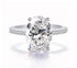 Hot selling flash high carbon diamond 4 carat ring set for couple wedding 9*13mm ice flower cut - MOWTE