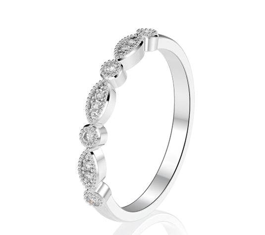 Hot selling flash high carbon diamond 4 carat ring set for couple wedding 9*13mm ice flower cut - MOWTE