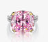10 carat 925 silver high carbon diamond ring women's simple wedding engagement ring - MOWTE