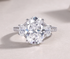 Moissanite Oval Cut Women's Wedding Engagement Ring