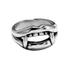 S925 silver personalized ring creative trendy design men's ring simple index finger sterling silver ring - MOWTE