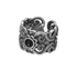 S925 sterling silver men's open ancient pattern ethnic style ring retro fashion personalized ring - MOWTE