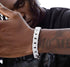 Spliced white ceramic Cuban chain bracelet men's hip-hop personality cuban trend women's same style - MOWTE