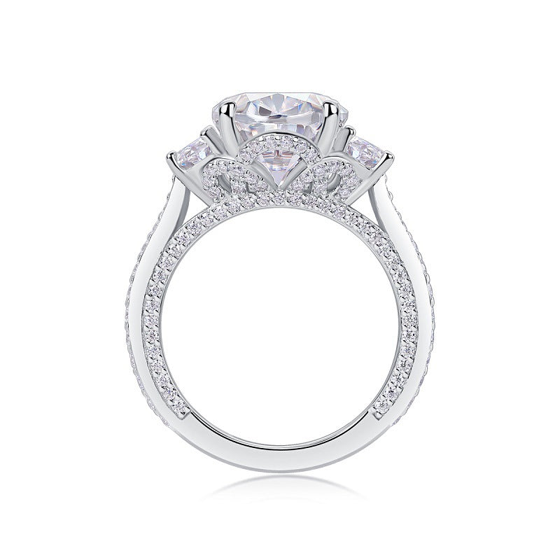 Moissanite Oval Cut Women's Wedding Engagement Ring
