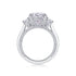 Moissanite Oval Cut Women's Wedding Engagement Ring