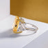 15 carat engagement ring 925 silver ring pink ice flower cut women's ring - MOWTE