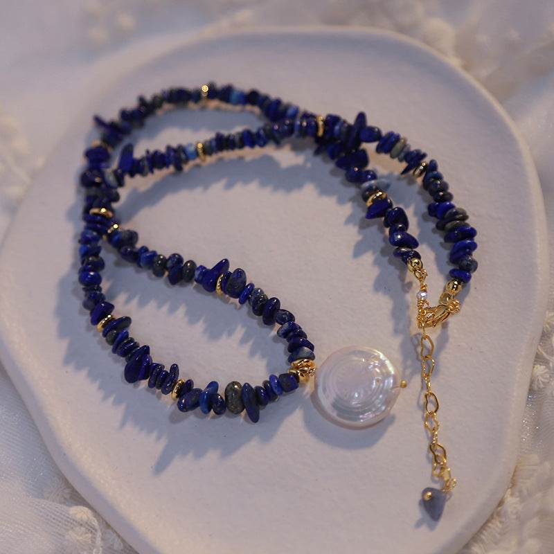Pearl Lapis Lazuli Stone - MOWTE
