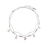 Rainbow zircon sweet cool pearl collarbone chain pearl necklace for women - MOWTE