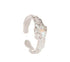Personality girl silver ring moonstone women's open index finger ring - MOWTE