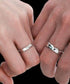 Personality s925 sterling silver ring design girlfriend gift couple ring - MOWTE