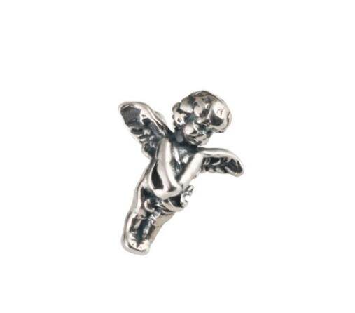 Sterling silver earrings couple little angel silver earrings INS earrings trendy accessories - MOWTE