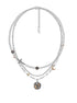 Multi layer necklace sweet cool star moon versatile sweater chain new style - MOWTE