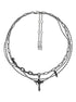 Sacred Contract Sweet Cool Neutral Cross Necklace Hip Hop Punk Clavicle Chain Trend - MOWTE