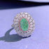 Paraiba color 6*9 ring for women 925 silver design fashionable temperament - MOWTE