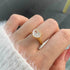 Super shiny heart cut 8A-CZ diamond super flash s925 silver fashion ring - MOWTE