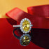 s925 silver 3 carat oval cut 8*12 high carbon diamond ring luxury banquet wedding diamond ring - MOWTE