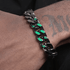 Original design three-dimensional Cuban bracelet hip-hop men's popular titanium steel Cuban chain - MOWTE