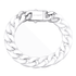 Spliced white ceramic Cuban chain bracelet men's hip-hop personality cuban trend women's same style - MOWTE