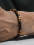 Tiger eye stone bracelet bracelet men and women retro trend all-match tiger eye stone beaded hand jewelry - MOWTE