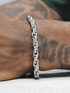 Silver braided bracelet for men and women popular titanium steel twisted chain hand jewelry high-end sense does not fade - MOWTE