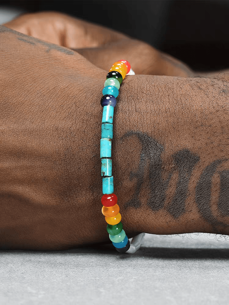 Colored agate shell turquoise - MOWTE