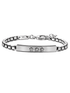S925 sterling silver box bracelet for men and women trendy and versatile inlaid five-pointed star bracelet - MOWTE