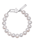 Natural pearl bracelet for men hip-hop design retro beaded hand jewelry for women high-end - MOWTE