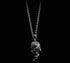 Men's fashion sterling silver Skulpent pendant & necklace - MOWTE