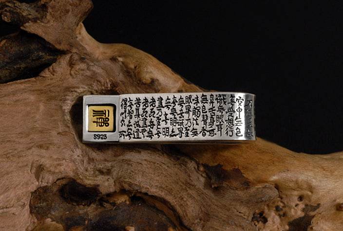 Men's fashion sterling silver Amulet pendant & necklace - MOWTE