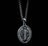 Men's fashion sterling silver pendant & necklace - MOWTE