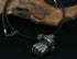 Men's fashion sterling silver fist pendant & necklace - MOWTE