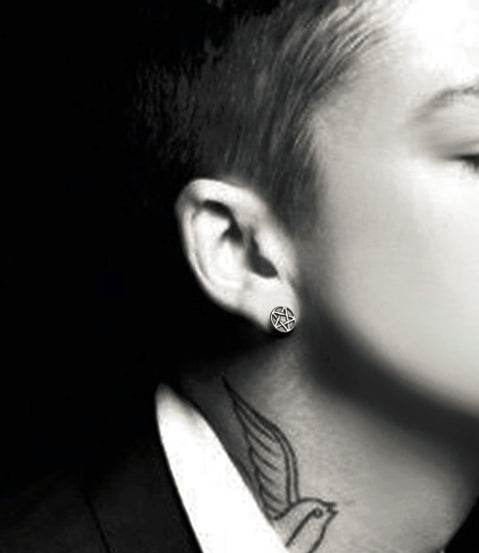 Men's fashion goat star stud - MOWTE