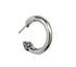 Men's fashion ring silver ear stud - MOWTE