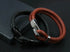 Men's fashion titanium steel leather bracelet - MOWTE