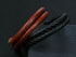 Men's fashion titanium steel leather bracelet - MOWTE