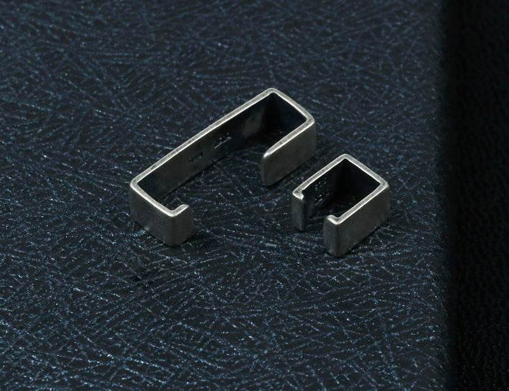 Men's fashion simple silver ear cuff - MOWTE