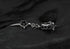Men's fashion cross silver ear stud - MOWTE