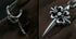 Men's fashion cross silver ear stud - MOWTE