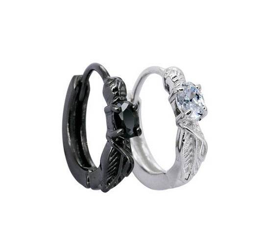 Men's fashion rose love ear studs - MOWTE