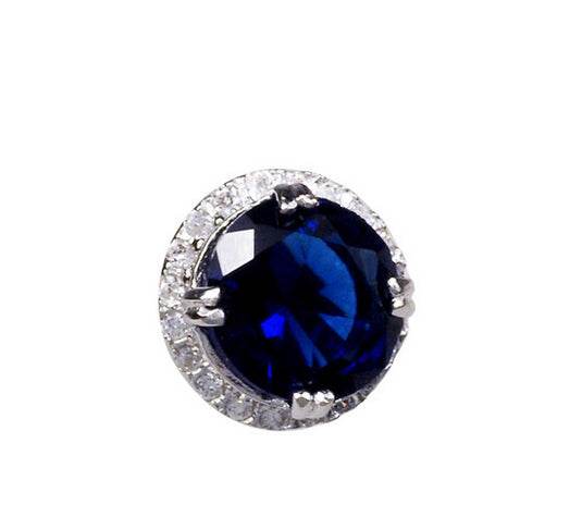 Blue Crystal Studs - MOWTE