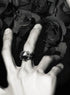 Men's vintage thorns sterling silver ring - MOWTE