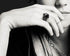 Men's vintage thorns sterling silver ring - MOWTE