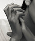 Men's fashion twin snake sterling silver ring - MOWTE