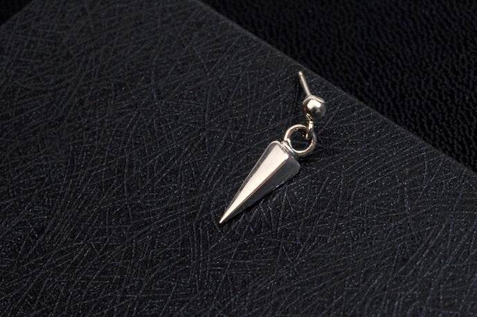 Men's fashion silver ear stud - MOWTE