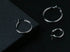 Men's fashion ring silver ear stud - MOWTE