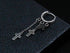 Men's fashion cross silver ear stud - MOWTE