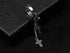 Men's fashion cross silver ear stud - MOWTE