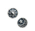 Men's vintage sun moon silver ear stud - MOWTE