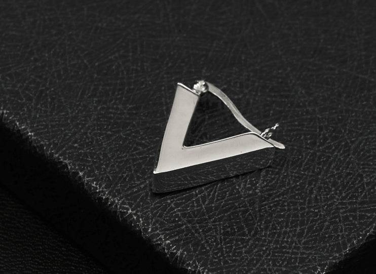 Men's fashion unique silver ear stud - MOWTE